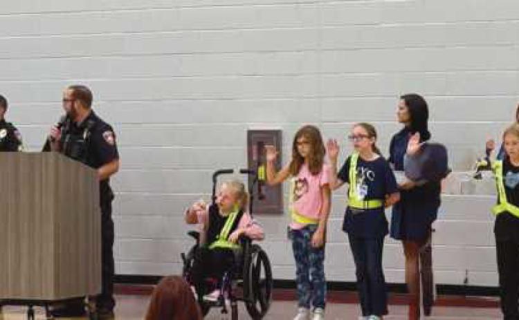 Rossford Elementary Safety Patrol is sworn in