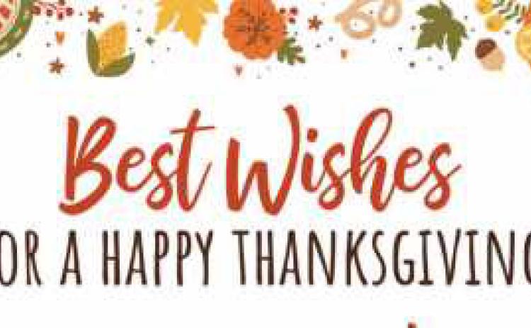 Thanksgiving closings