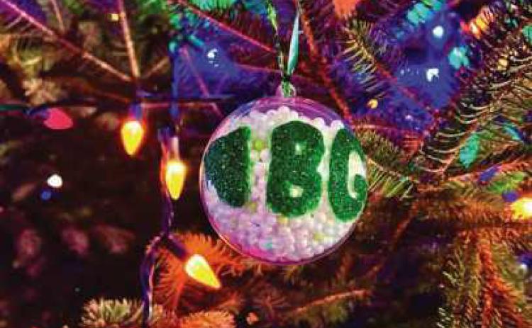 An example of a decorated ornament ready to be hung at the Bowling Green tree lighting ceremony.