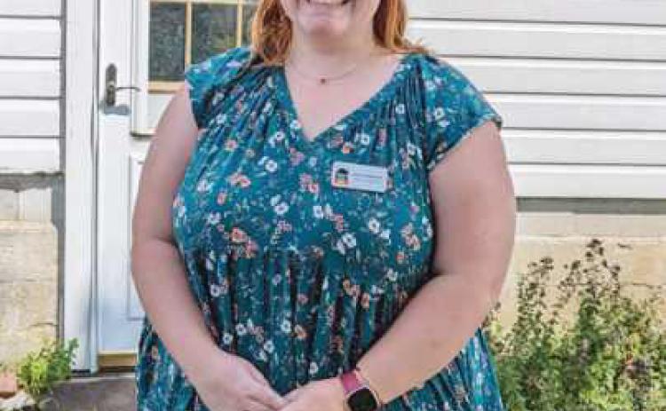 Anna Cotterman recently joined the park district as the Carter Historic Farm specialist.