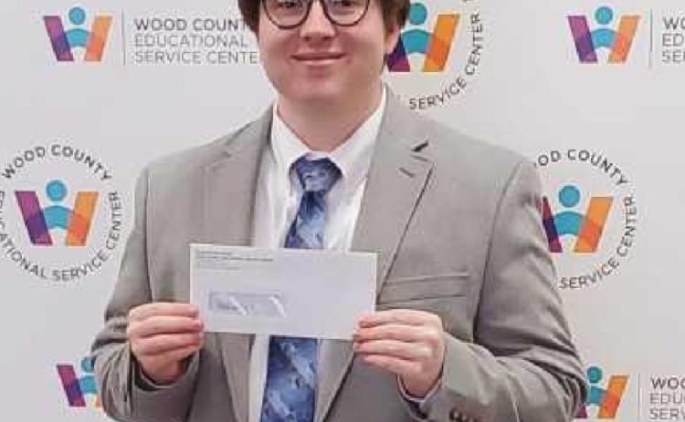 RHS valedictorian Kyle Kelley is the only graduating senior in Wood County to receive the Franklin B. Walter All-Scholastic Award.