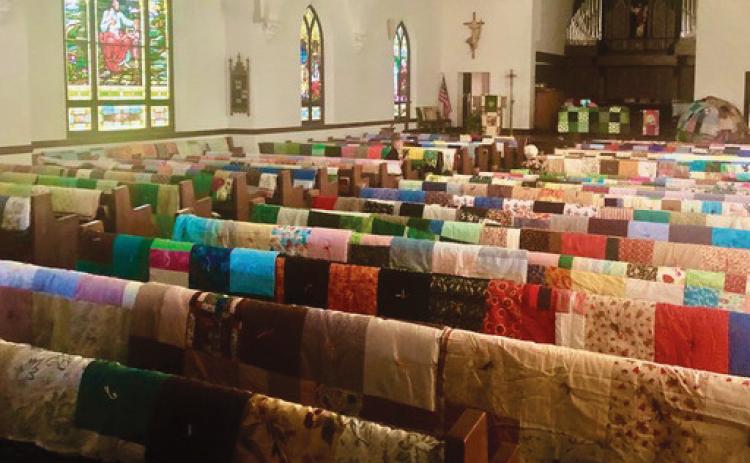 Blessing of the quilts, kits held at Zoar