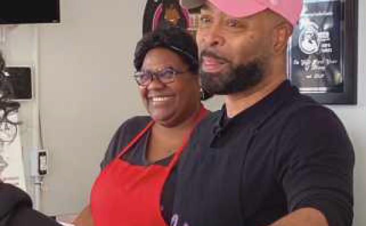 Kimberly Thompson and her husband, Rodney Thompson.
