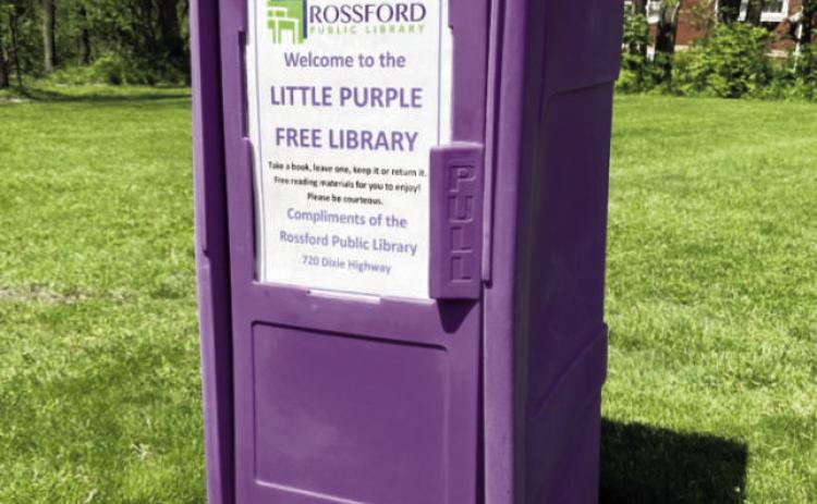 A “Little Purple Free Library” location