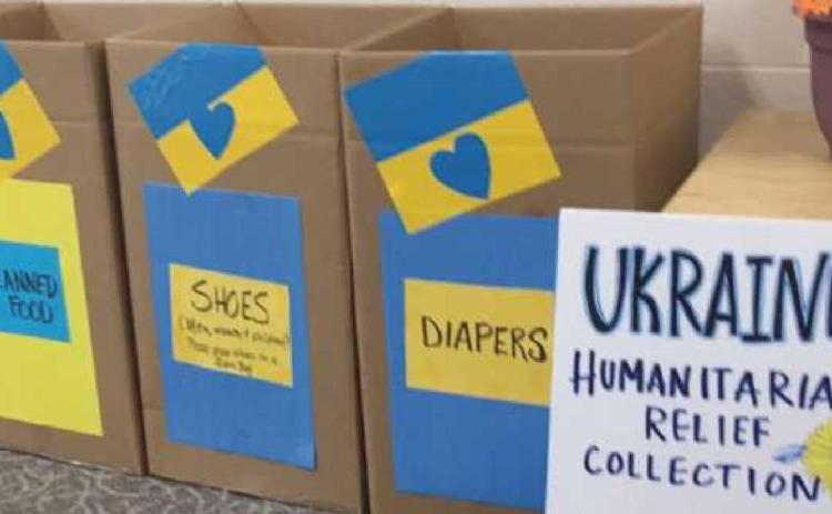 Items to help Ukraine accepted at RCRC