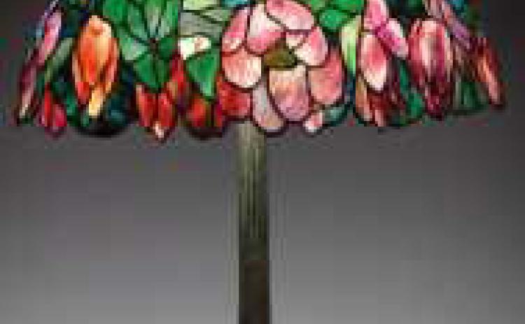 Tiffany Studios (American, 1902-1932) manufacturer, Clara Pierce Wolcott Driscoll (American, 1861-1944), designer, Lotus Lamp, c. 1905.