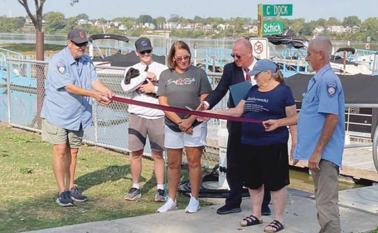 Rossford dedicates docks in memory of marina guards