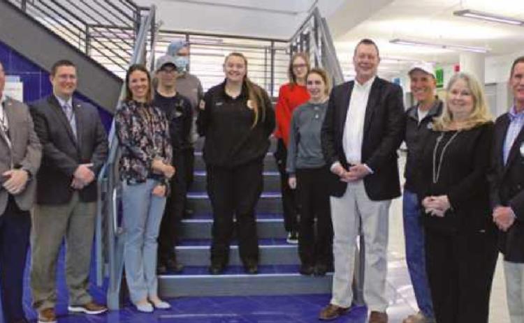 To express their appreciation to the Perrysburg Rotary Club, STRIVE students and Penta administrators treated several Rotarians to a meal at the career center.