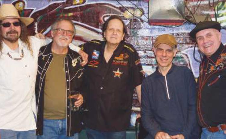 Band members are, from left: Rick Gerbeck, Mike Malone, Randy Monk, Dave Athanas and Dave Cubbedge.