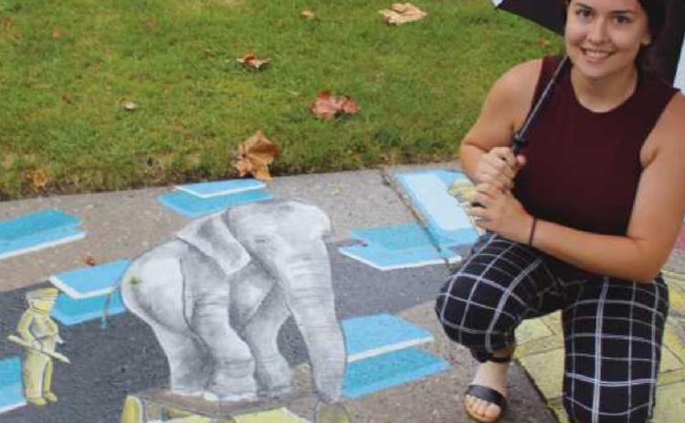 Sidewalk murals by local artist celebrate Rossford history