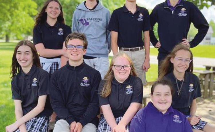 All Saints school celebrates eighth grade class graduation