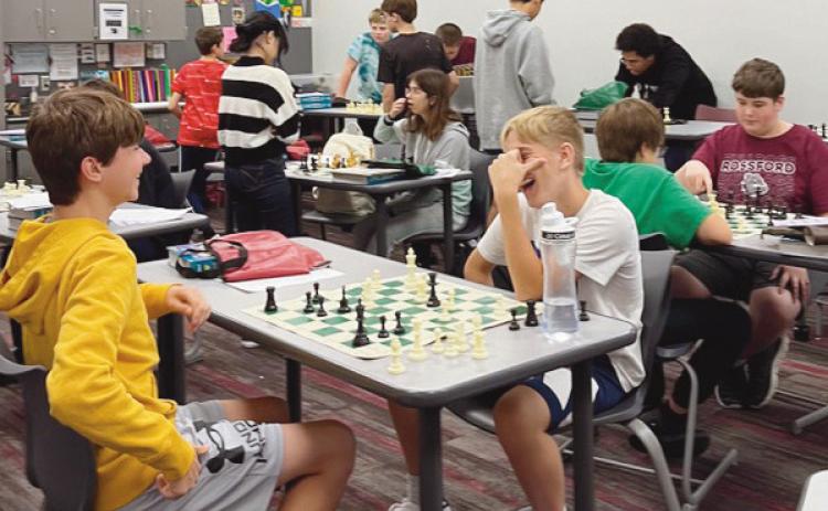 Team members challenge each other in preparation for the upcoming season.