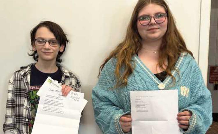Rossford Library Leap Day poetry contest winners