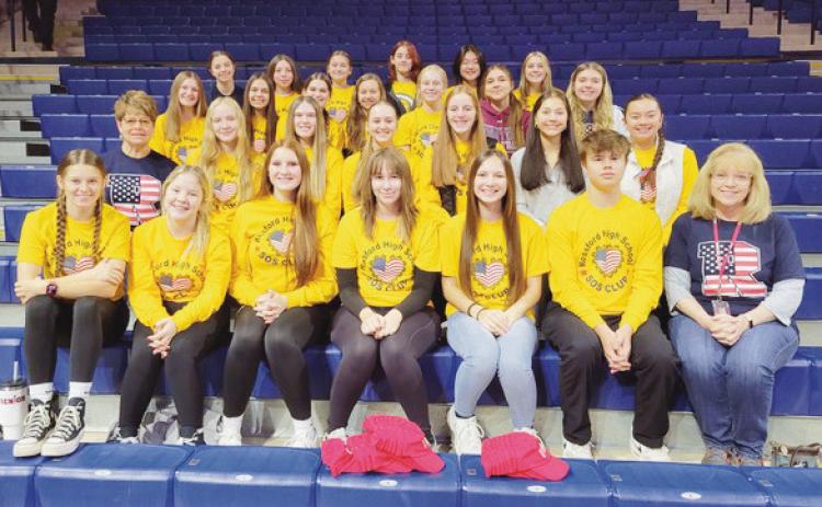 SOS Club volunteers at UT veterans event