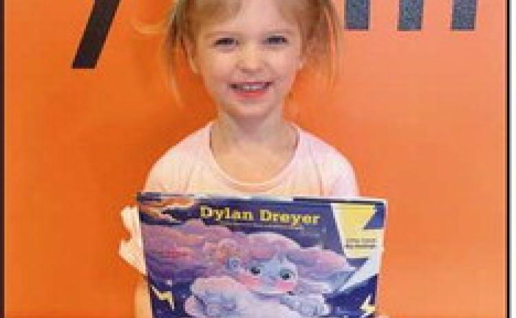 Gabi Geis with her new book.