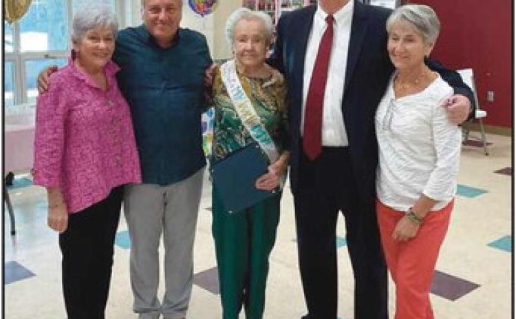 Mayor Neil MacKinnon III proclaimed October 21, 2024, as Norah Colapietro day. She was honored for reaching her 100th birthday.