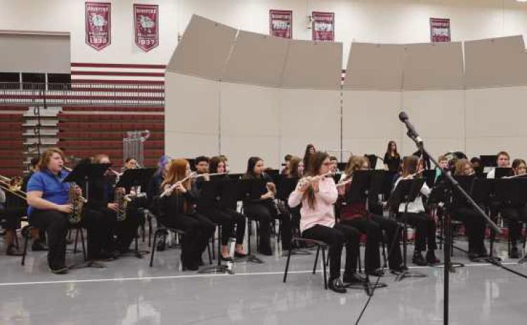 Rossford’s concert band