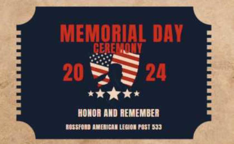 Rossford Memorial Day parade to be held on May 26