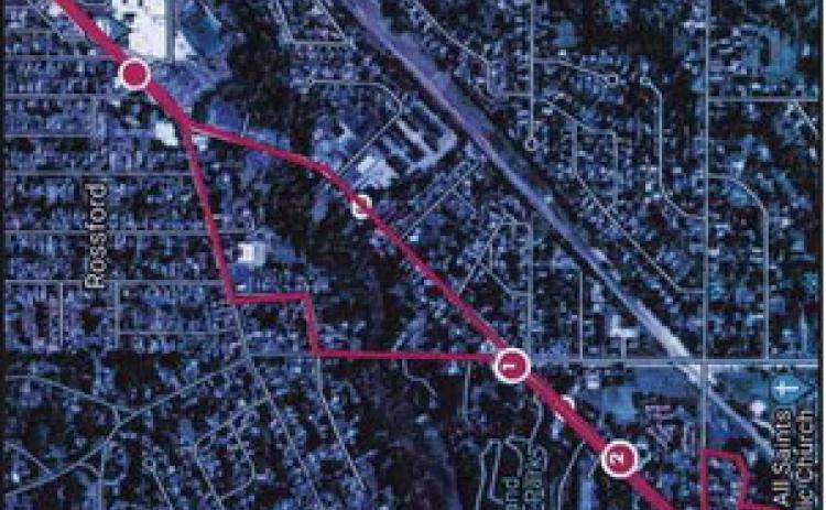 The route for this year’s race will follow a different course than past years.
