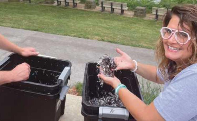 Hood creates compost bins through the Ohio Department of Natural Resources.
