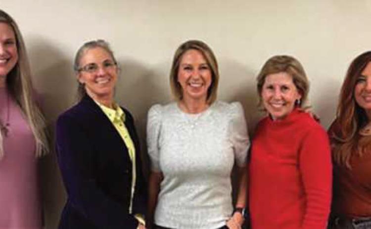 The Wood County Republican Women’s Club is a 501c4 grassroots women’s organization seeking to empower Republican women to serve as leaders in the political, governmental and civic arenas. The executive committee of the club (from left): Dr. Megan Costello, treasurer; Tiffany Densic, second vice president; Sally Culling, president; Dr. Marcia Latta, first vice president, and Julie Hicks, secretary. Not pictured: Beverley Hirzel, immediate past president.