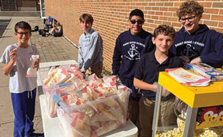 St. Rose students raise funds for hurricane relief