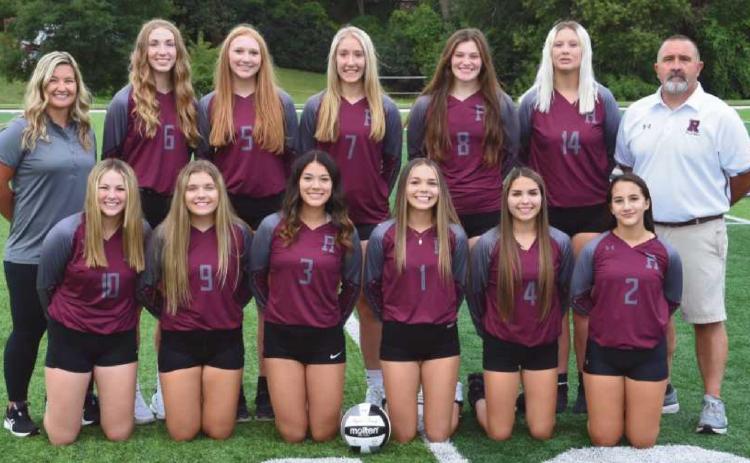 RHS volleyball team roster–Macy Adams, Maci Bihn, Khamiyah Croom, Aislynne Deck, Katie Glowacki, Jordyn Irvin, Gretchen Kieper, Paige Kromenacker, Chloe Madden, Natalise Martens, Jewel Martinez, Ellie Miller, Allison Misko, Alena Morales, Bennett Murtha, Mallory Nevins, Alixandria Nichpor, Ava Rohrs, Olivia Rust, Sophia Shinavar, Sadie St. Mary, Serenidy Wertz and Scarlett Williams.