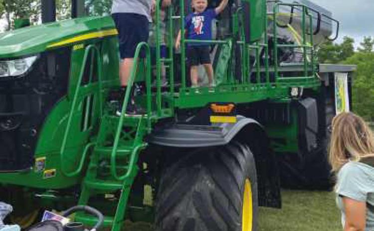 Those attending the safety fair can get an up-close look at farm and construction equipment as well as a variety of safety vehicles.