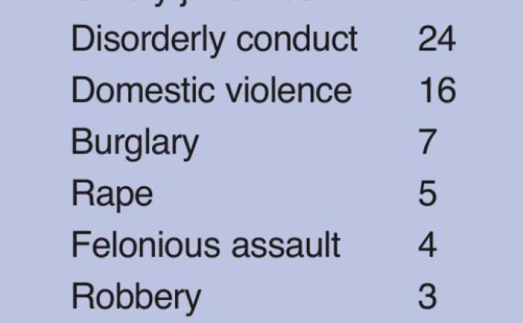 Police dept. logs 8,658 incidents during 2021