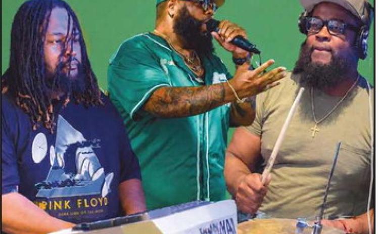Band members are, from left, Armoné Blakely, Corey (Big C) Coley and Keith Ransey Jr.